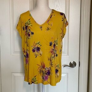 Zara floral print top